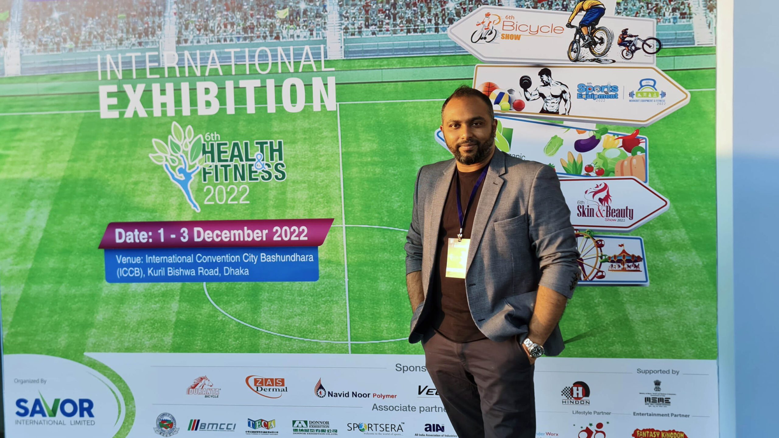 Chief Marketing Officer, Muntasir Mostafa at the 6th annual bicycle show in Bangladesh